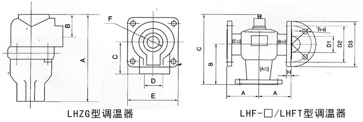 船用三通溫度調(diào)節(jié)閥結(jié)構(gòu)尺寸 船用三通溫度調(diào)節(jié)閥結(jié)構(gòu)尺寸