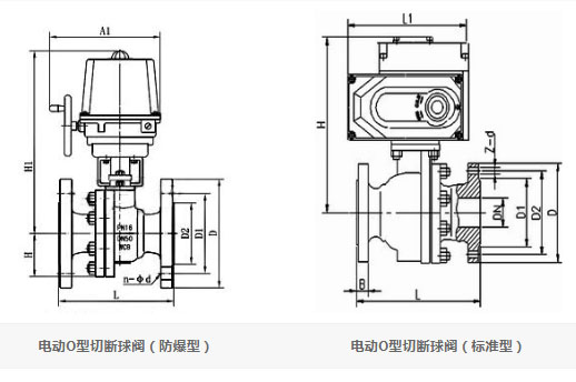 ZDRO電動O型切斷球閥結(jié)構(gòu)圖 ZDRO電動O型切斷球閥結(jié)構(gòu)圖